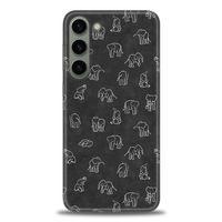 Samsung Galaxy S23 Plus Kılıf HD Baskılı Kılıf - Filler + Tam Ekran Koruyucu