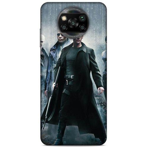 Lopard Xiaomi Redmi Poco X3 Uyumlu Kılıf IMDB Film (15) Antişok Kılıf Matrix