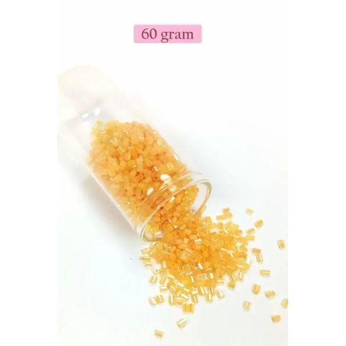 Kesme Cam Boncuk 2mm - 60 Gram - Şeffaf Açık Sarı - BNC383