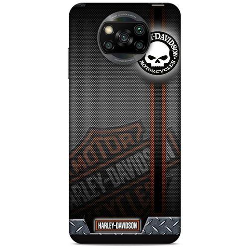 Xiaomi Redmi Poco X3 Uyumlu Kılıf Motorsiklet (46) Core Armor Kılıf Harley