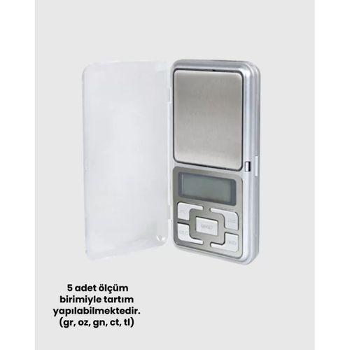 300 Gr Hassas Cep Terazisi Mavi Işıklı Lcd Ekranlı