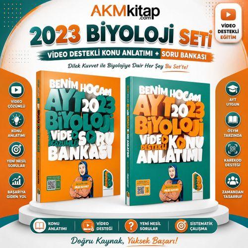 Benim Hocam AYT Biyoloji Soru Bankası ve Video Ders Defteri 2 Kitap Set