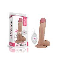 9 İnç The Ultra Soft Dude Vibrating Realistik Vibratör