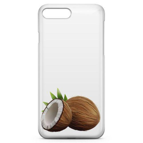 Apple iPhone 8 Plus Kılıf Hindistan Cevizi Arka Kapak Koruma Desenli Full Koruyucu