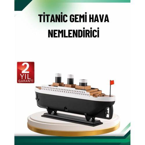 Buhar Efektli Titanik Gemi Oda Kokusu Difüzör Led Işıklı Nemlendirici