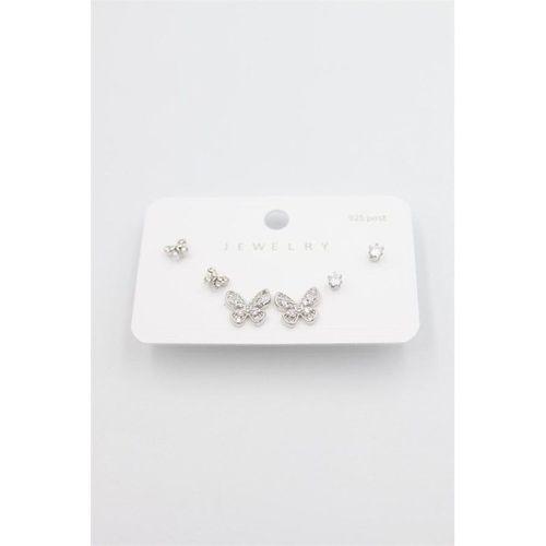 Çoklu Set Küpe - Gümüş
