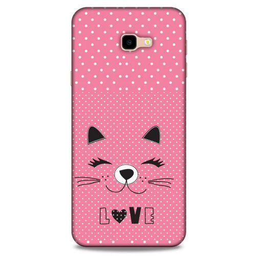 Lopard Samsung Galaxy J4 Plus Uyumlu Kılıf Kediler (14) Lansman Kılıf Love Cat