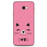 Lopard Samsung Galaxy J4 Plus Uyumlu Kılıf Kediler (14) Lansman Kılıf Love Cat