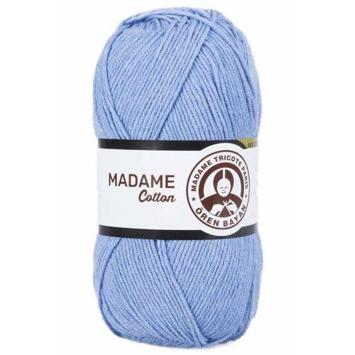 1 Adet Madame Cotton El Örgü İpi Yünü 100 gr 013 Koyu Mavi