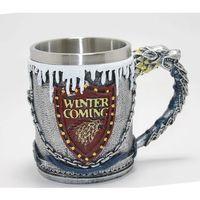 Game Of Thrones Tasarımlı 3d Çelik Kupa Bardak Alk4369
