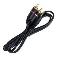 Powermaster PM-4283 2 RCA 3.5 Mm Stereo 1.5 Metre Kablo