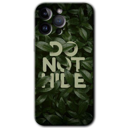 Potkal Hediye Fabrikası iPhone 14 Pro HD Baskılı Kılıf + 9D Tam Ekran Koruyucu - Do Not Hide