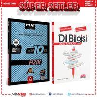 A Yayınları TYT Fizik Çıkmış Sorular ve AKM Dil Bilgisi Soru Bankası Seti 2 Kitap