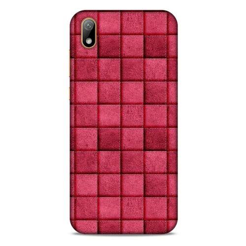 Huawei Y5 2019 Kılıf Patchwork (29) Arka Koruma Kılıfı Pembe