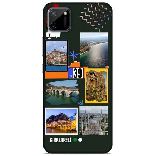 Lopard Oppo Realme C11 Uyumlu Kılıf Şehirli ※ (39) Kırklareli Liquid Crystal Kılıf