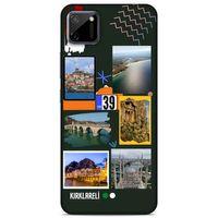 Lopard Oppo Realme C11 Uyumlu Kılıf Şehirli ※ (39) Kırklareli Liquid Crystal Kılıf