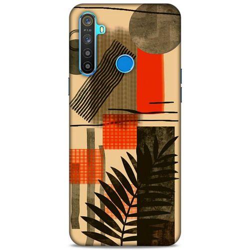 Lopard Oppo Realme 5i Uyumlu Kılıf Soyut Sanat (44) Desenli Tough Armor Kılıf
