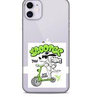 Zoologix (60) Apple iPhone 12 Mini Şeffaf Kılıf Silikon Desenli