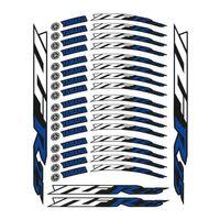 YAMAHA Yamaha Mavi Baskı R25 Uyumlu 1 Set Jant Şeridi