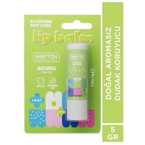 Babyton Babyton Bebek ve Çocuklar İçin Doğal Dudak Koruyucu Balm Naturel