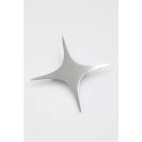 Çelik Yıldız Broş - Gümüş