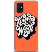 Samsung Galaxy M31S Kılıf HD Baskılı Kılıf - Know Your Worth + Tam Ekran Koruyucu