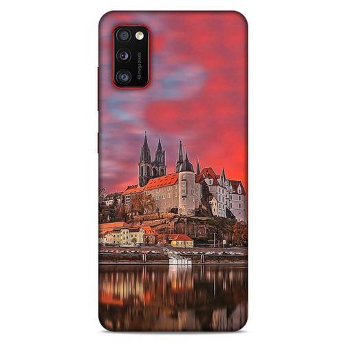 Samsung Galaxy A41 Kılıf Almanya (30) Silicone Case Nehir Şato
