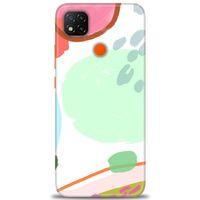 Xiaomi Redmi 9C Kılıf HD Baskılı Kılıf - Benekli + Tam Ekran Koruyucu