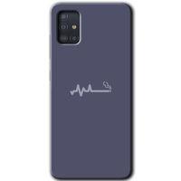 Samsung Galaxy A51 Kılıf Baskılı Kapak - Sigara Zararlıdır + 5D Tam Kaplayan Cam