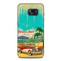 Retro (16) Desen Kalın Kılıf Renkli Samsung Galaxy S7 Edge Kılıf