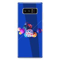 Samsung Galaxy Note 8 Kılıf 3D Toplar Arka Kapak Koruma Desenli Full Koruyucu