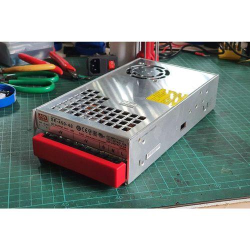 Mean Well SE-450 Güç Kaynağı Parmak Koruyucu 3D Baskı (Bu ürün Sadece Plastik parçadır - Almadan Önce Soru Sorabilirsiniz)