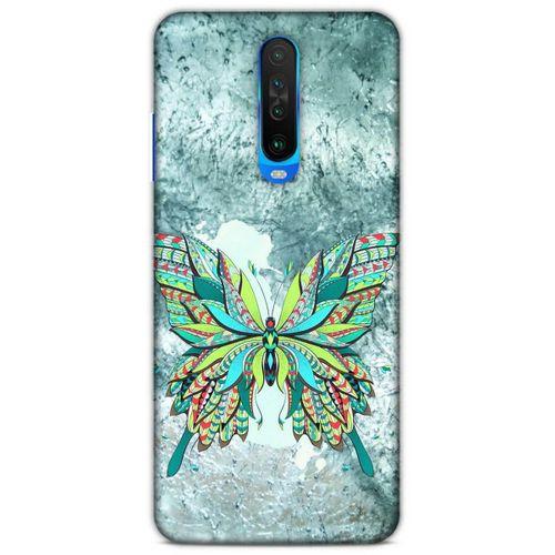 Lopard Xiaomi Redmi K30 5G Uyumlu Kılıf Tattoo's (22) Tam Koruma Kılıfı Kelebek Dövme