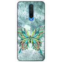 Lopard Xiaomi Redmi K30 5G Uyumlu Kılıf Tattoo's (22) Tam Koruma Kılıfı Kelebek Dövme