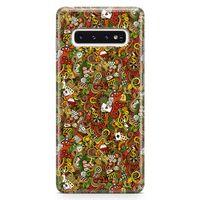 Samsung Galaxy S10 Kılıf Okey Tavla 51 Arka Kapak Koruma Desenli Full Koruyucu