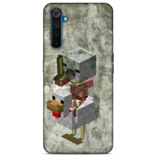 Lopard Oppo Realme 6 Uyumlu Kılıf PiXel (43) Thin Fit Kılıf Tavuk MC