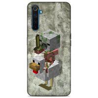 Lopard Oppo Realme 6 Uyumlu Kılıf PiXel (43) Thin Fit Kılıf Tavuk MC