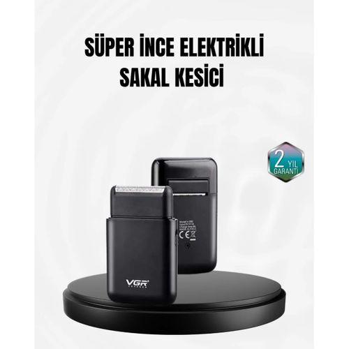Taşınabilir Elektrikli Tıraş Makinesi Usb Şarjlı 5w Motor Ve 0.3 Mm Hassas Kesim
