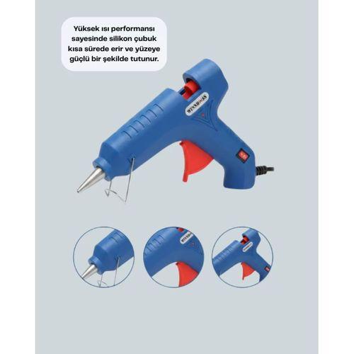 5 Silikon Hediyeli 40w Silikon Tabancası Ev Ve Hobi Kullanımı