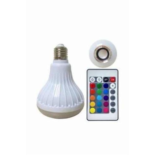 Lamba Hoparlör Ampül Görünümlü Renk Değiştirebilen Android Ve İos Uyumlu