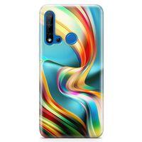 Huawei Nova 5i Kılıf Kuşaklar Arka Kapak Koruma Desenli Full Koruyucu