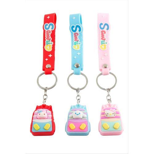 Sırt Çantası Çzgflm Karakteri Silikon Anahtarlık