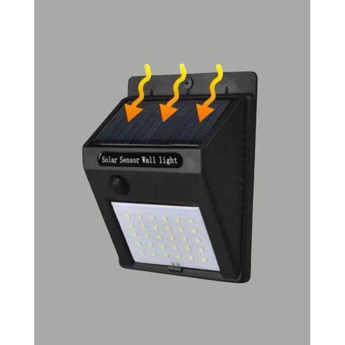 Bahçe Ve Veranda İçin Güneş Paneli İle Otomatik Şarj Olan Led Duvar Lambası