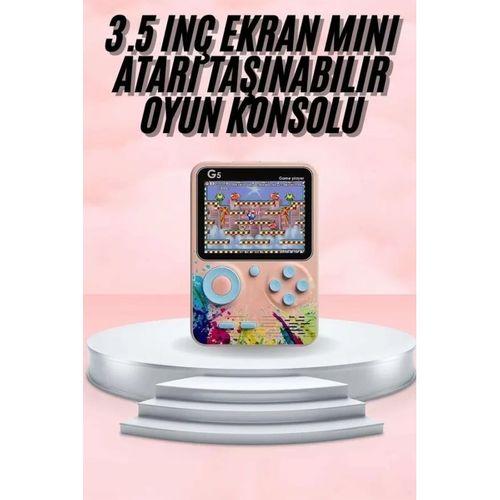 3.5 İnç Klasik Retro Lcd Ekran 500 Oyunlu Oyun Konsolu Taşınabilir