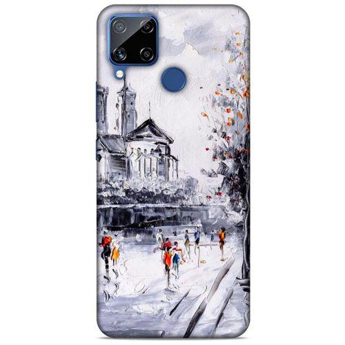 Cityx (22) Oppo Realme C15 Kılıf Silikon Kapak Desenli