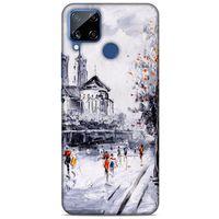 Cityx (22) Oppo Realme C15 Kılıf Silikon Kapak Desenli