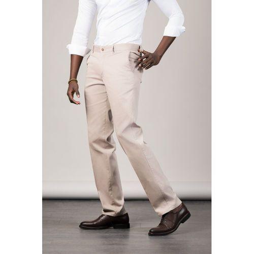 Notra Regular Fit Pamuklu Dokulu Klasik Yazlık Gabardin Pantolon