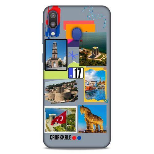 Lopard Samsung Galaxy M20 Uyumlu Kılıf Şehirli ※ (17) Çanakkale Tasarım Kılıf