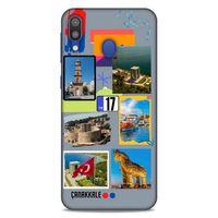 Lopard Samsung Galaxy M20 Uyumlu Kılıf Şehirli ※ (17) Çanakkale Tasarım Kılıf