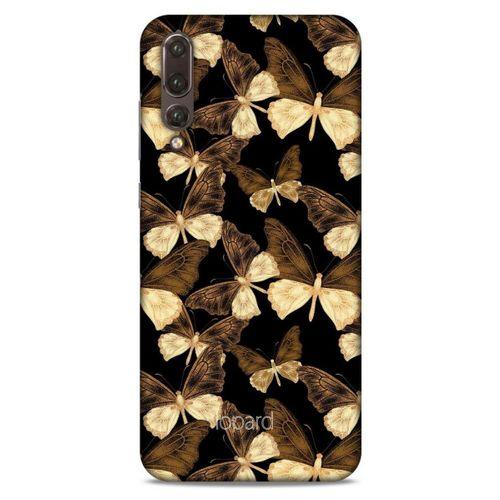 Huawei P20 Pro Kılıf Kelebek Etkisi (41) Tank Kılıf Bej Yeşil